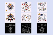 Asian Trip Bundle, a Decorative Illustration by Mariia Kovalchuk (Thumbnail 7 of 16)