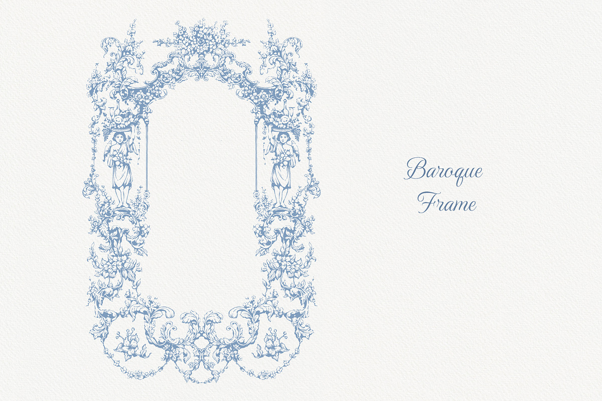 Bloom Garden Wedding invite clipart, a Decorative Illustration by Ekaproeka (Photo 7 of 10)