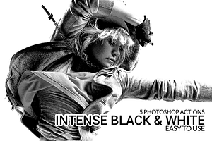 Intense Black & White Actions