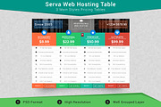 Serva Web Hosting Pricing Tables, a Templates & Theme by Affantjie Photowork (Thumbnail 1 of 4)