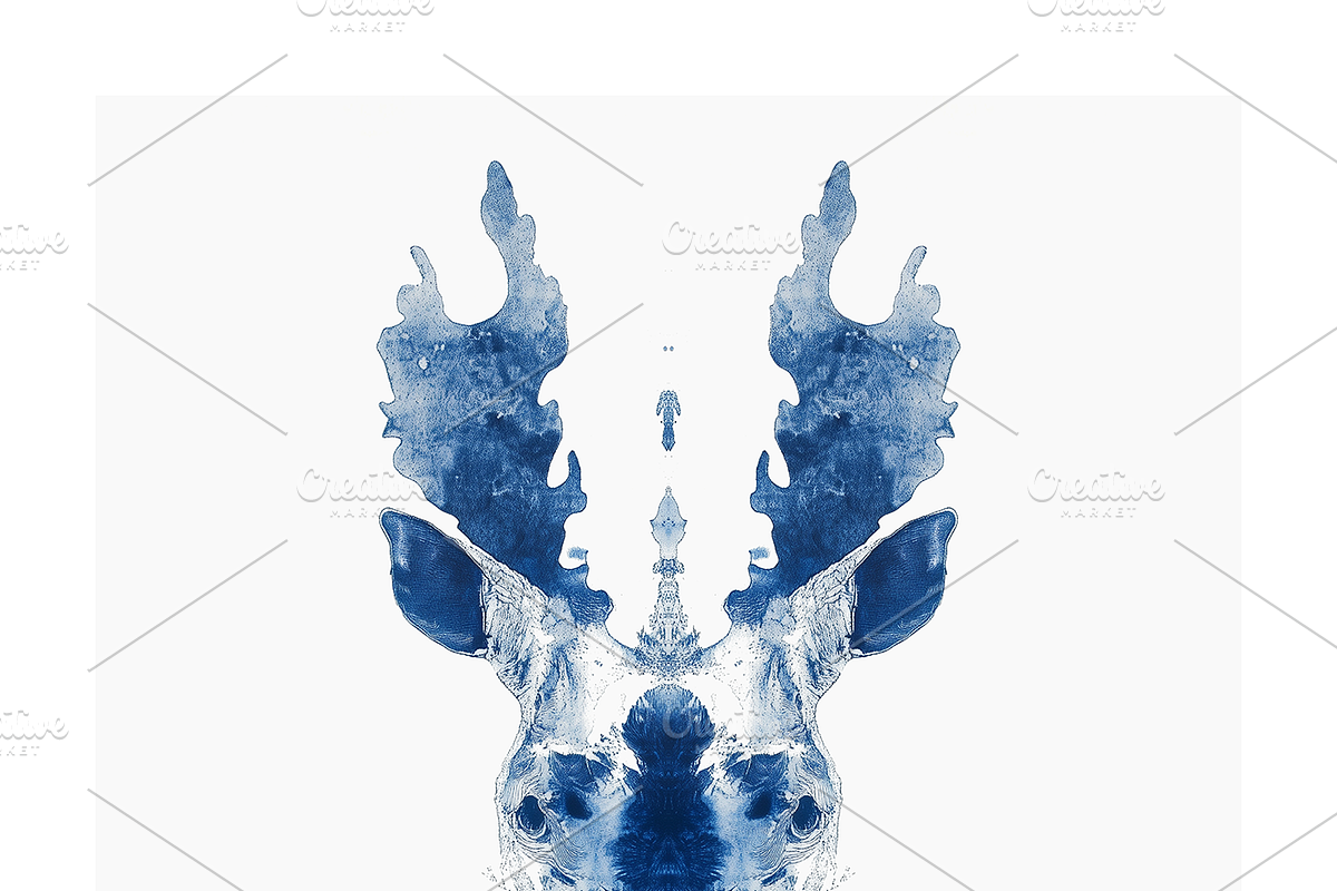 Tona Co. Totemic Cyanotype Inkblots, an Animal Illustration by milatovar (Photo 19 of 19)