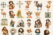BIBLICAL CHARACTERS CLIPART BUNDLE, a Person Illustration by Daring Digies (Thumbnail 2 of 9)