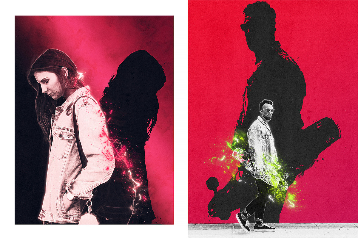 Neon Dust Photoshop Action, an Action Add-On by Mint Actions (Photo 9 of 10)