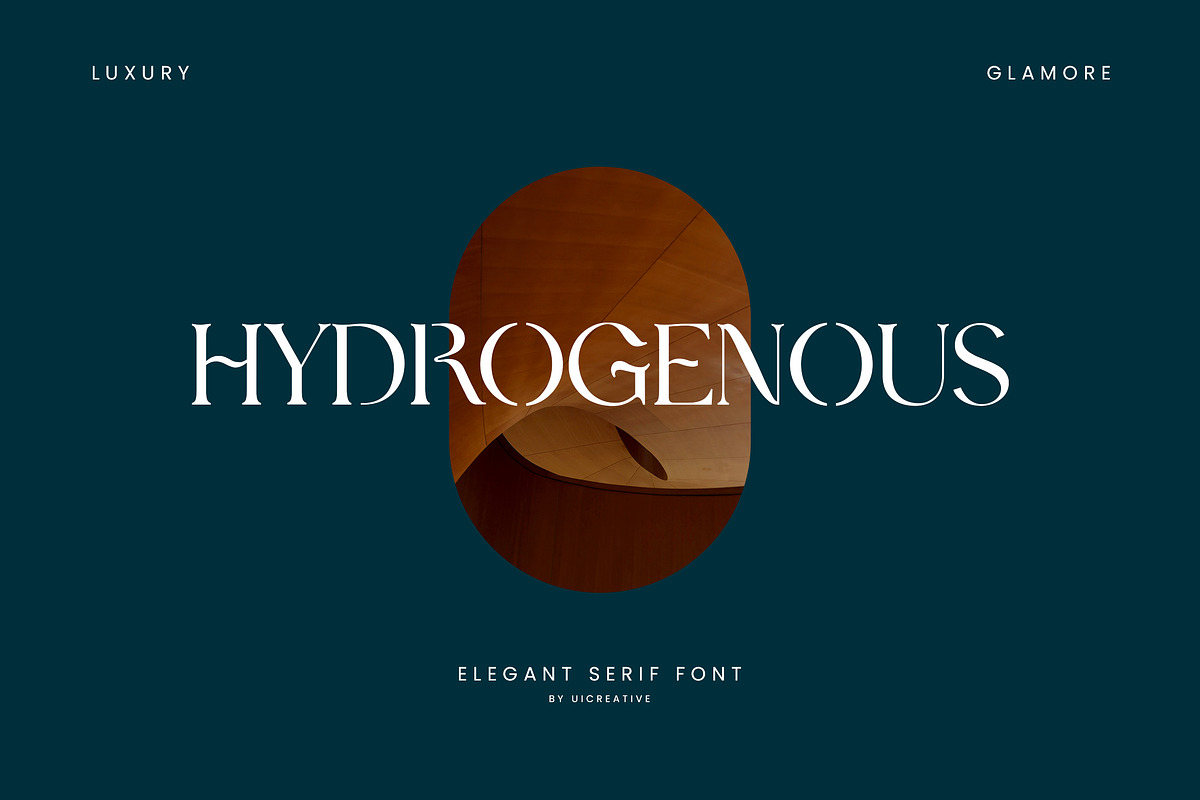 Hydrogenous Elegant Serif Font, a Serif Font by UICreative (Photo 1 of 13)