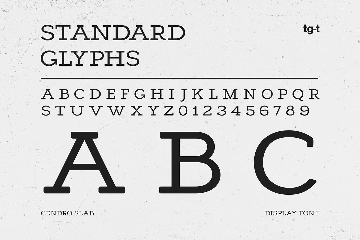 Cendro Slab - Slab Serif Font, a Slab Serif Font by Tiga Type (Photo 3 of 8)