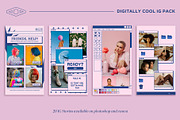 Digitally Cool IG Kit in PSD & CANVA, a Social Media Template by Tangerine Nation (Thumbnail 7 of 13)