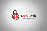 Tech Lock Logo, a Branding & Logo Template by Martin-Jamez (Thumbnail 3 of 3)
