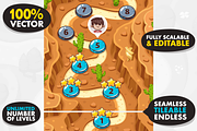 Wooden GUI and Game Level Map BUNDLE, an Illustration by wowu (Thumbnail 13 of 17)
