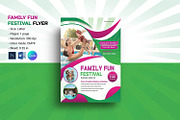 Family Fun Festival Flyer Template, a Flyer Template by Template Shop (Thumbnail 1 of 3)
