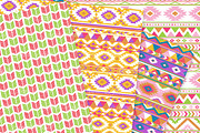 Colorful Boho Seamless Patterns, a Pattern Graphic by Avenie Digital (Thumbnail 2 of 4)