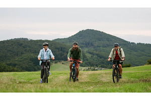 Grandfather, father and teen boy on, a Sports & Recreation Photo by HalfPoint