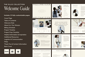 Client Welcome Guide Template, a Presentation Template by MARA Design Co.
