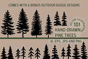 Pine Trees 102 illustrations, an Illustration by Jake & Meg (Thumbnail 1 of 5)