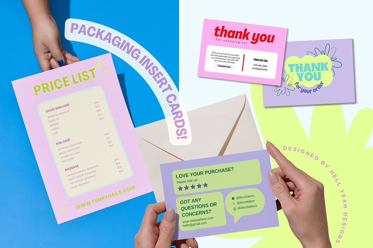 BOLD! Stationery Template Bundle, a Stationery Template by Hell Yeah Designs (Photo 4 of 8)