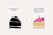 216 BAKERY CLIPART - VECTOR SHAPES, a Decorative Illustration by JuDesign (Thumbnail 15 of 21)
