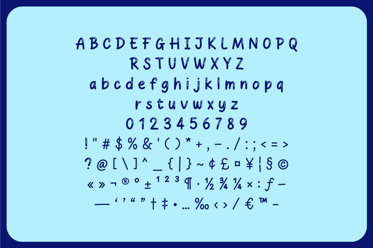 Cling Glowing - Bubble Display Font, a Handwritten Font by Mightyfire (Photo 5 of 5)
