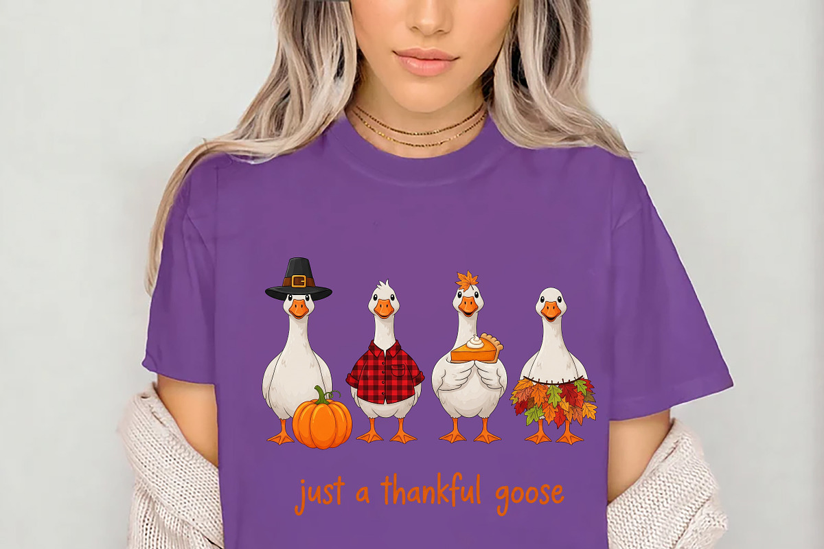 Just a Thankful Goose Sublimation, a Seasonal Illustration by Rose Art (Photo 3 of 4)