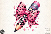 Leopard Teacher Pencil PNG, an Illustration by Libby Wishes (Thumbnail 1 of 4)