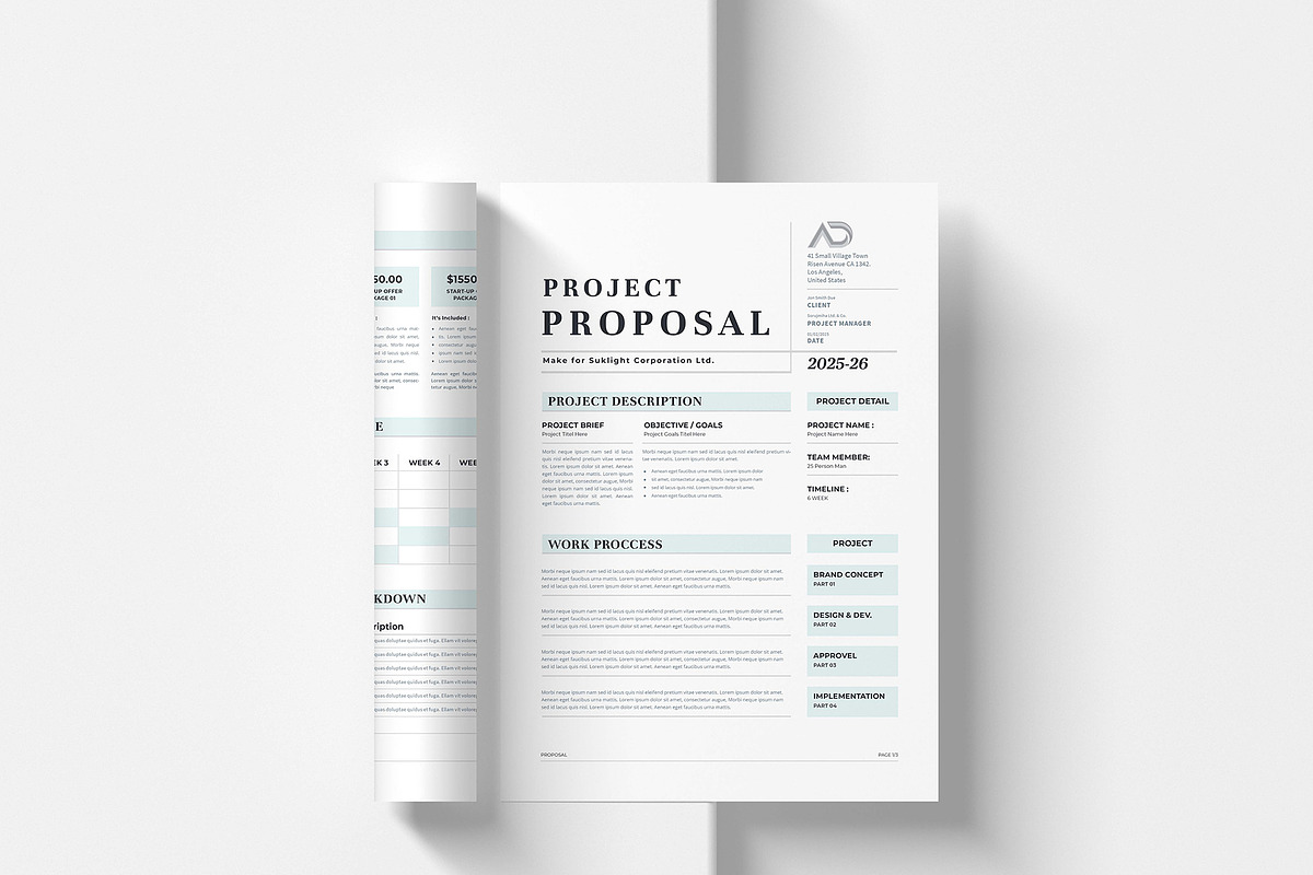 Proposal | MS Word & Indesign, a Stationery Template by design_hut (Photo 6 of 7)