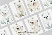 15 Bundle Watercolor White Puppy Dog, an Animal Illustration by Morspective (Thumbnail 3 of 8)