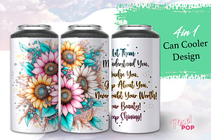 Let them 4 in 1 Can Cooler, a Graphic by TumblerArtDS