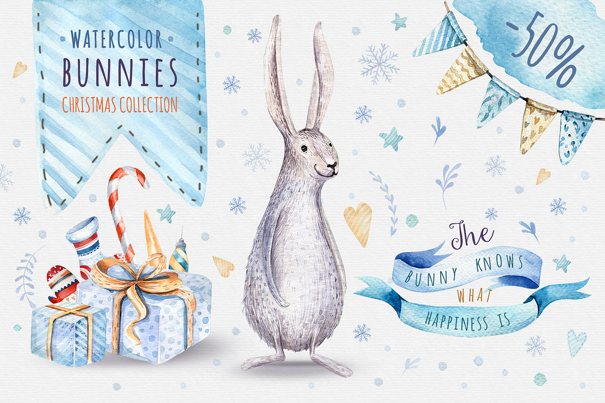 Watercolour Christmas collection, a Decorative Illustration by Peace ART (Photo 1 of 7)