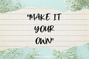 Dalmivo | Script Decorative Font, a Script Font by Everyday Perfection (Thumbnail 4 of 5)