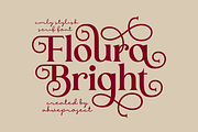 Floura Bright, a Serif Font by ahweproject (Thumbnail 1 of 10)