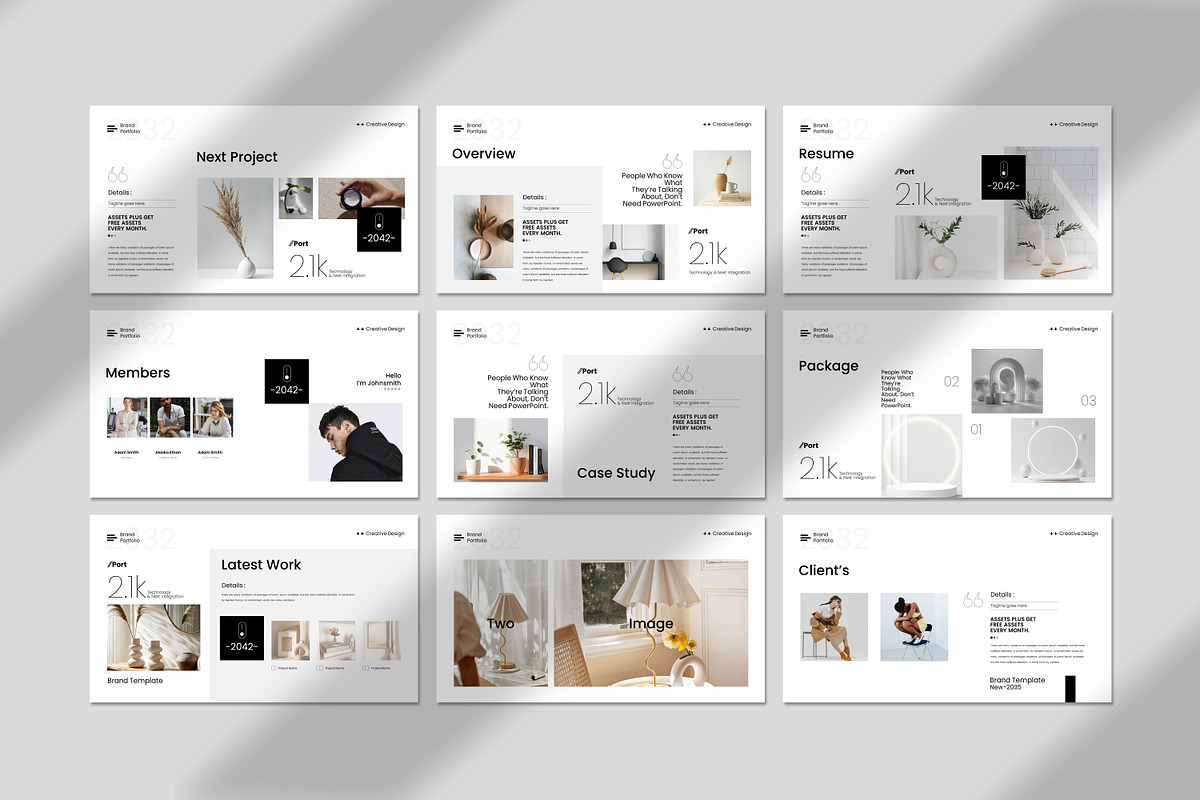 Design Portfolio Template, a Presentation Template by Creative-Work (Photo 6 of 9)