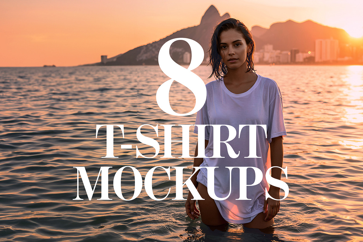 PACK: 8 T-SHIRT MOCKUPS, a Shirt Mockup by ARARA ✸ Creative Design (Photo 4 of 4)