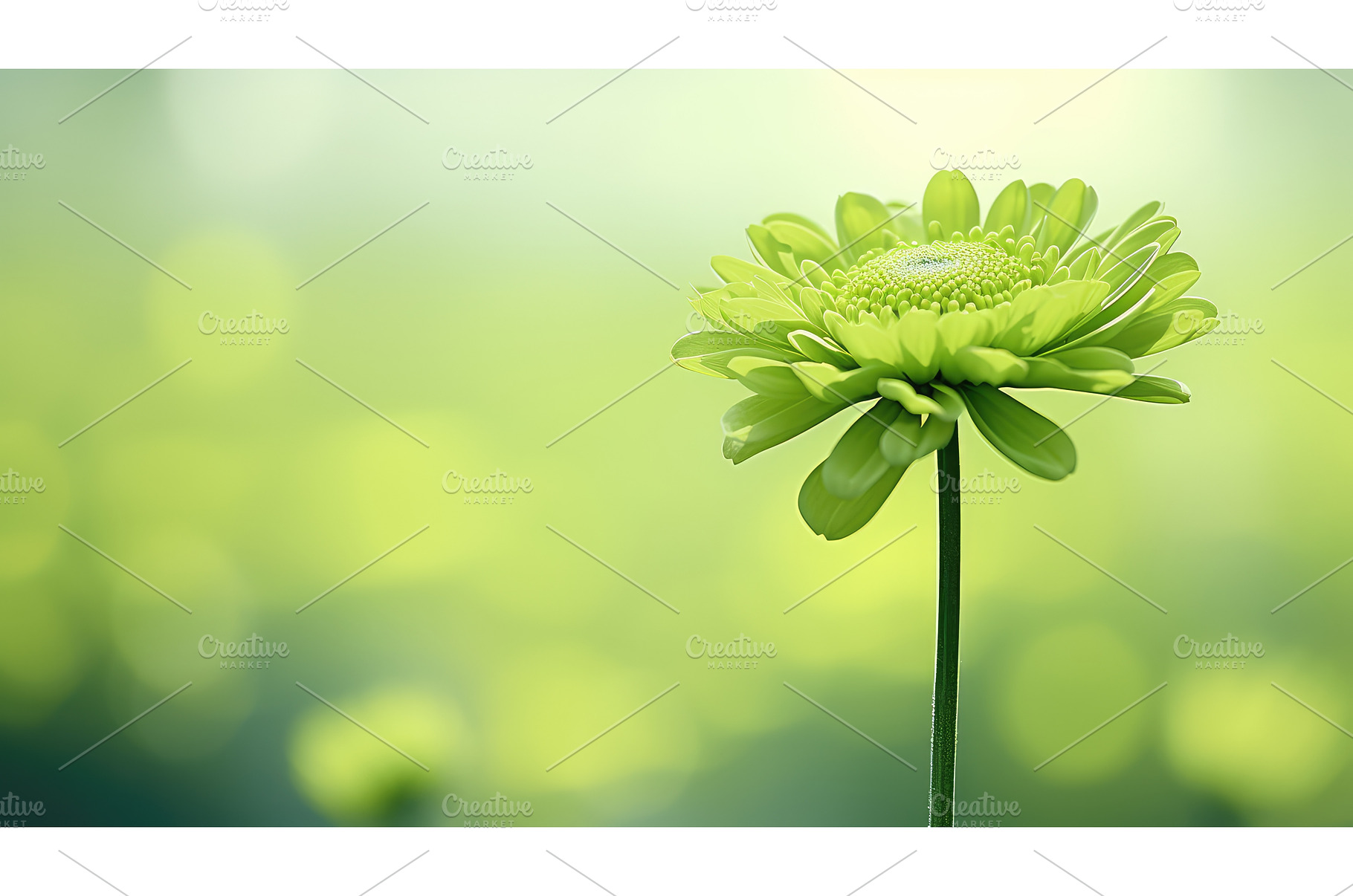 garden green flower background ai, a Nature Photo by pikepicture