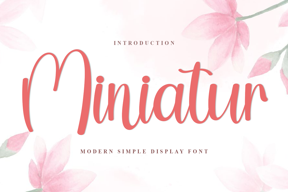 Miniatur, a Handwritten Font by FreshTypeINK (Photo 1 of 8)