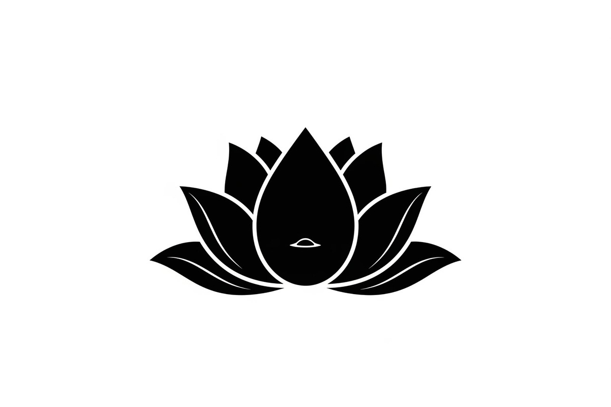 Lotus Flower Silhouette Vector Bundl, an Illustration by Creativeshirt (Photo 3 of 51)