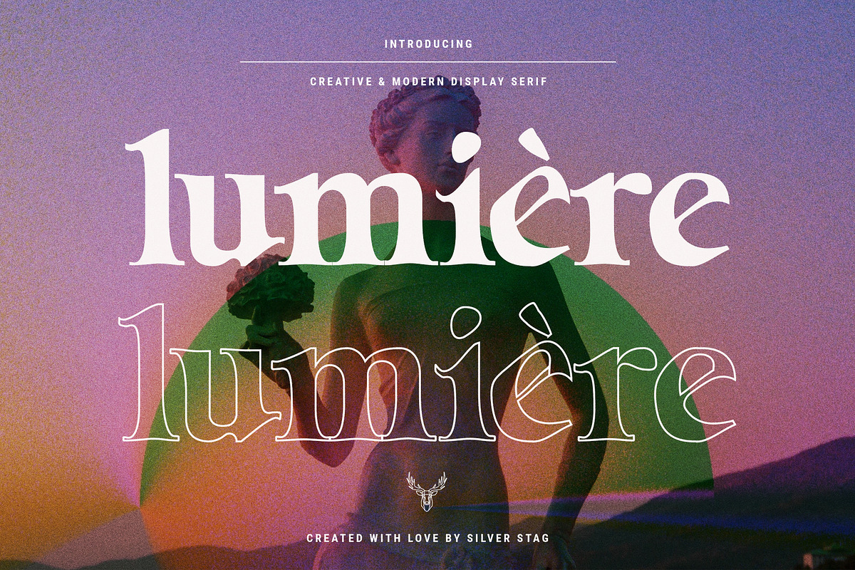 Lumière - Modern Display Serif Font, a Serif Font by SilverStag Type Foundry (Photo 1 of 15)