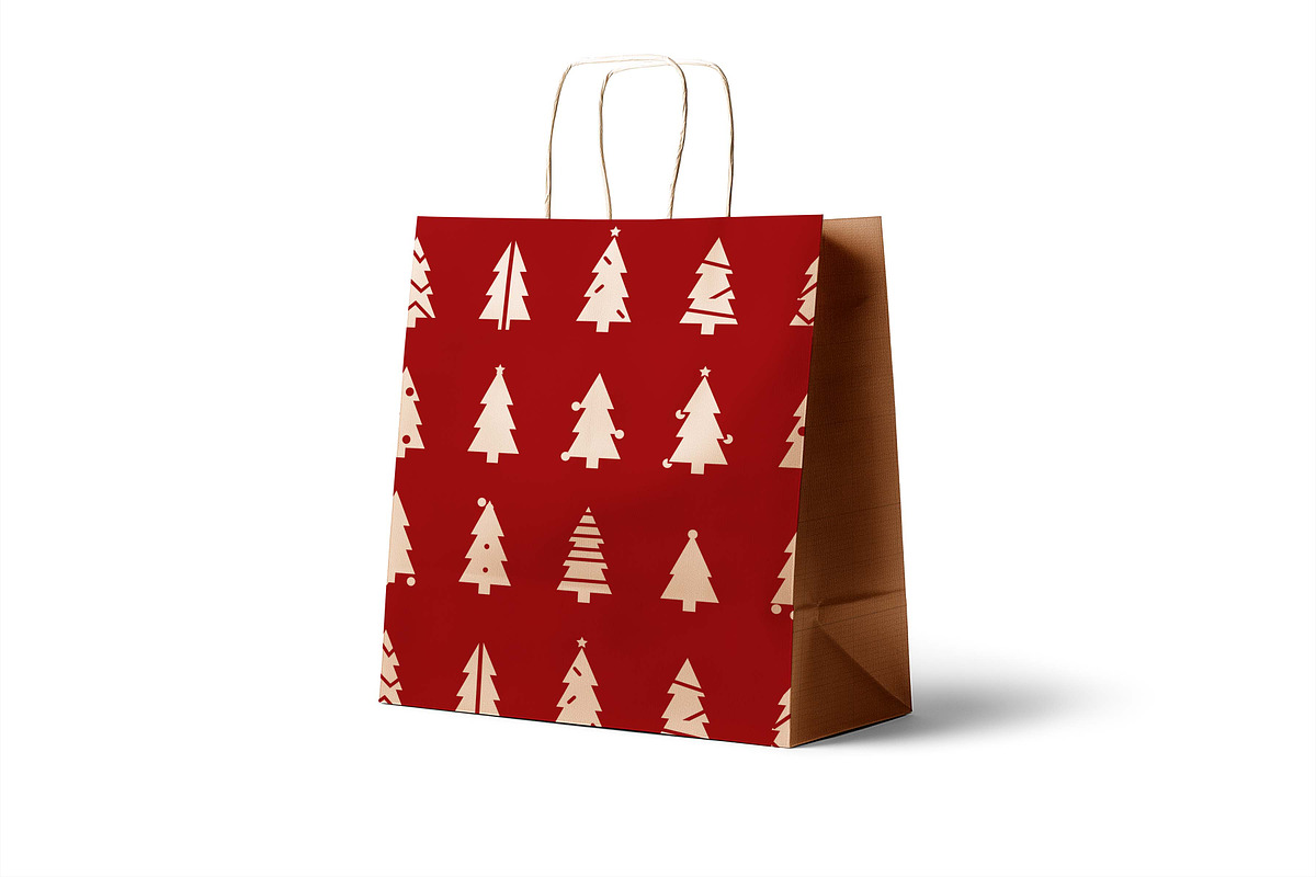 Christmas tree seamless pattern, a Pattern Graphic by Viktorijareut (Photo 4 of 4)