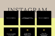 Powerful 50 Black Insatgram Template, a Social Media Template by RB Boutique (Thumbnail 3 of 9)