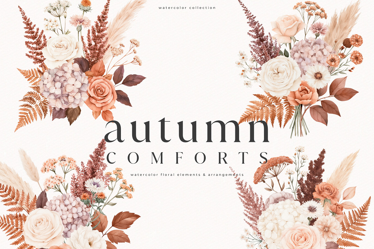 Autumn Comforts Collection, a Seasonal Illustration by PeDe Designs (Photo 16 of 20)