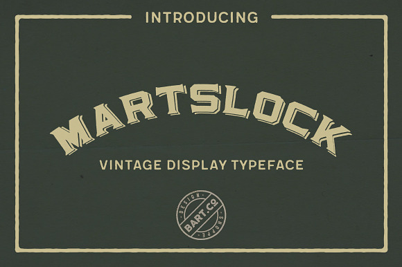 Martslock Typeface preview 6