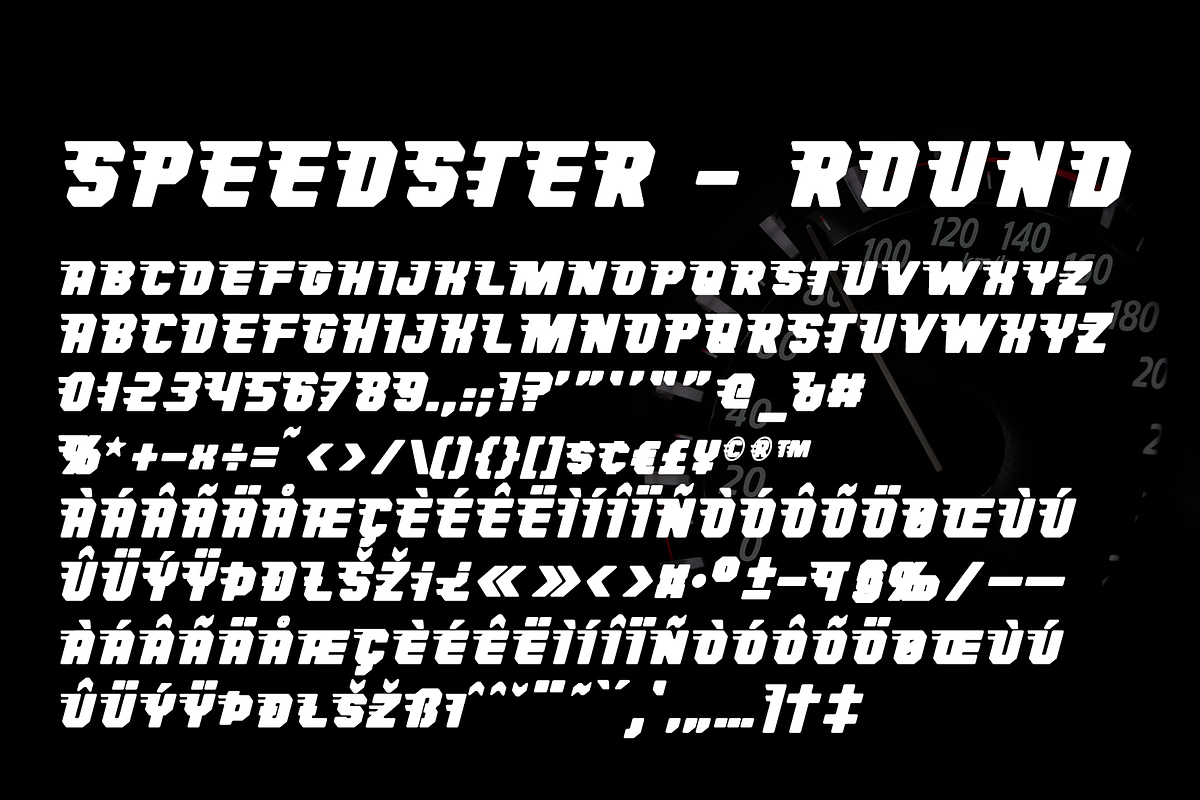 Speedster Font, a Sans Serif Font by Horlleys (Photo 8 of 13)