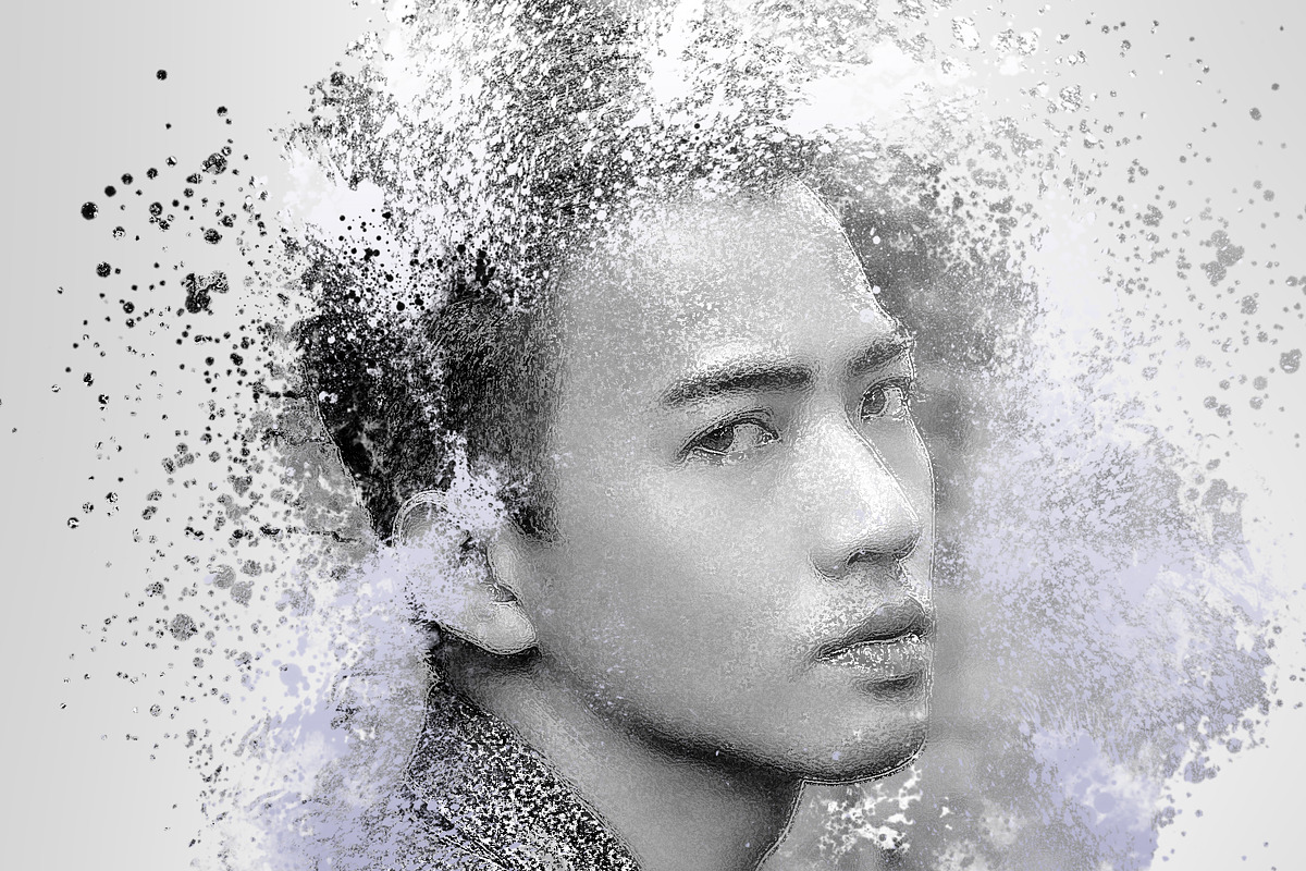 Colored Splash Photoshop Action, an Action Add-On by Grishka89 (Photo 8 of 8)