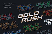 Gold and Silver Outline Text Effect, a Layer Style Add-On by Andrew Skoch Design (Thumbnail 7 of 7)