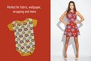 Retro patterns collection, a Pattern Graphic by LogvinArt (Thumbnail 3 of 8)