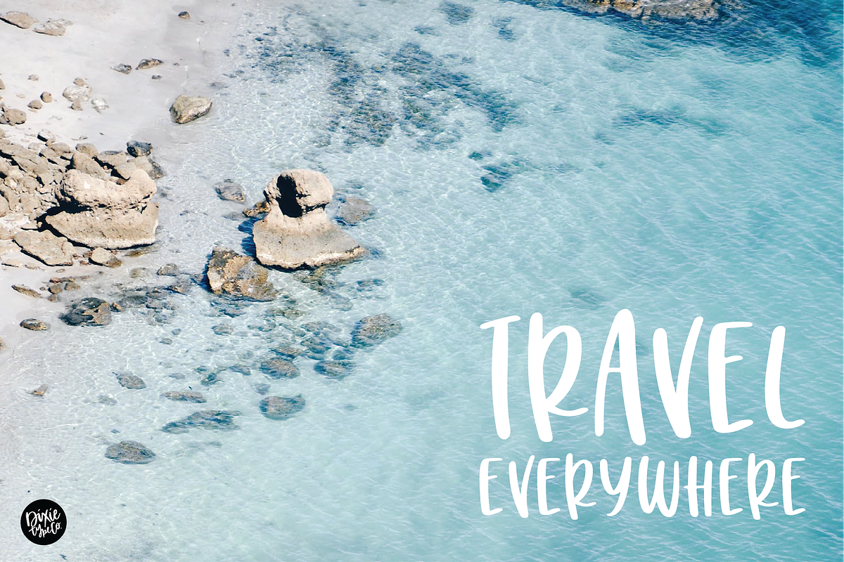 JAKARTA GETAWAY Hand Lettered Font preview 5