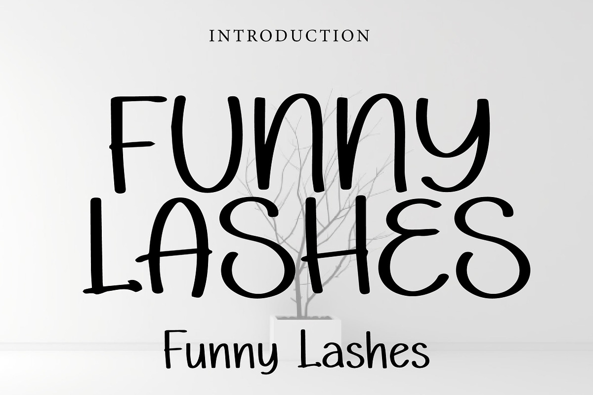 Funny Lashes, a Handwritten Font by Wow Magic (Photo 1 of 3)