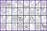 Animal Coloring Page, a Graphic by Forhadx5 (Thumbnail 5 of 10)