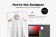 Women's Mock Neck Tank Mockup, a Shirt Mockup by DesignSupply Co. (Thumbnail 4 of 8)
