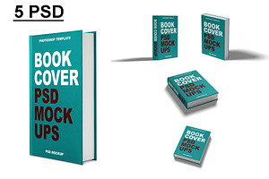 Book Cover Mockup, a Product Mockup by GraphicsPixel