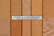 Cork & Cardboard High-Res Textures, a Texture Graphic by Paper Element (Thumbnail 1 of 3)