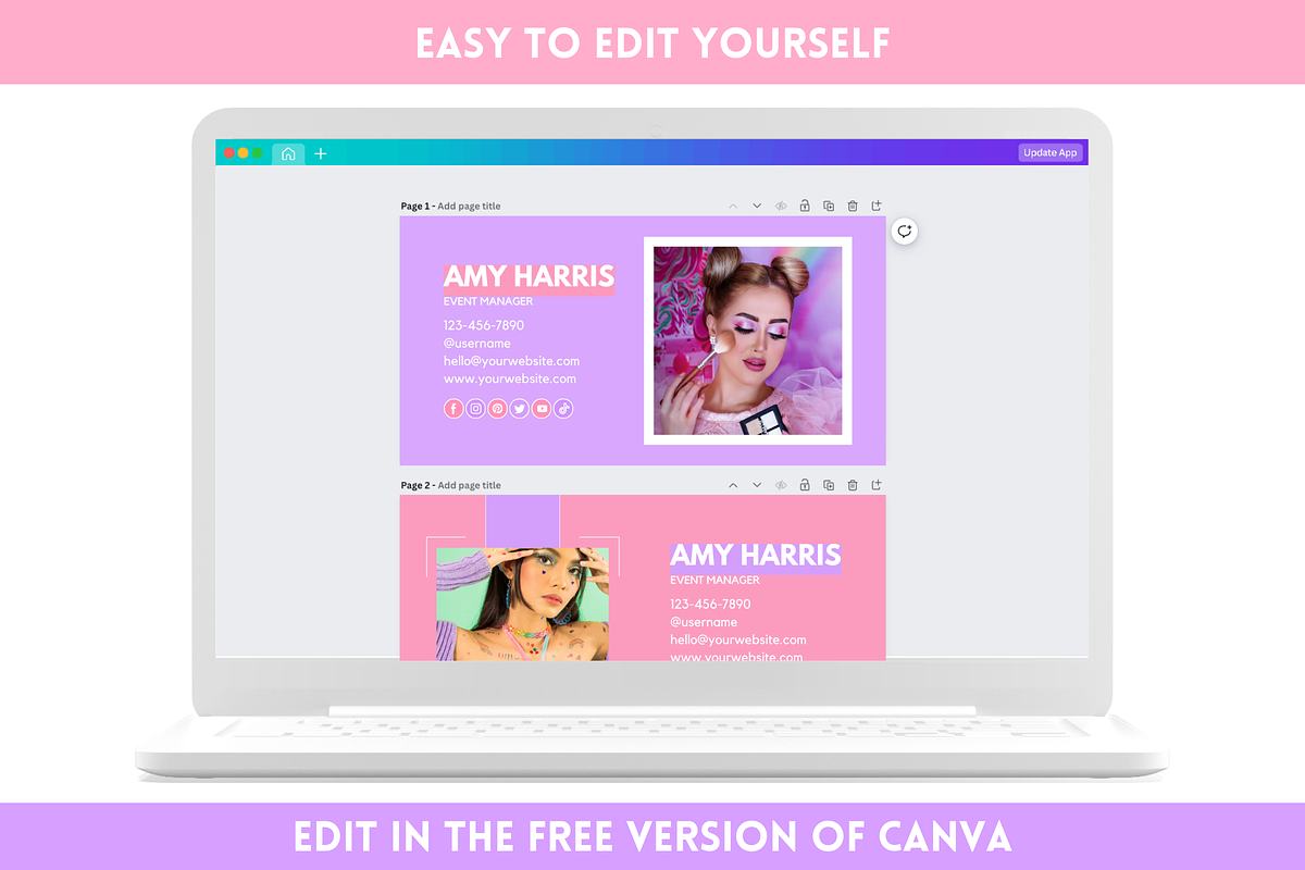 Email Signature Template Bundle, an Email Template by SunshineStudioBoutique (Photo 8 of 9)