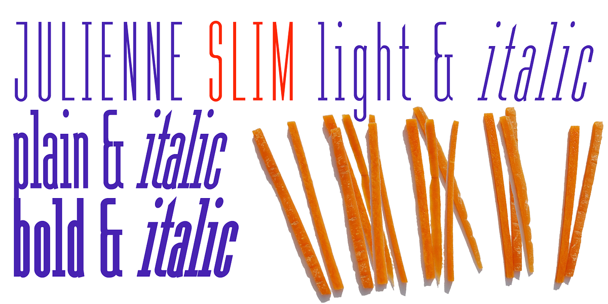 Julienne, a Sans Serif Font by Wiescher-Design (Photo 3 of 4)
